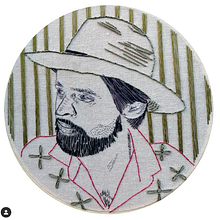 Mi Proyecto del curso: Creación de retratos bordados. Embroider project by javiera.veliz.f - 05.02.2021