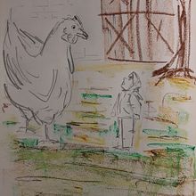 My project in Experimental Drawing Techniques for Picturebooks course. Traditional illustration project by majka13_79 - 05.02.2021