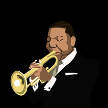 Wynton Marsalis. Digital Drawing project by Francisco Bonett - 05.02.2021