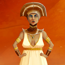 Great Queen Arisha. Traditional illustration project by Axel Pullen - 05.04.2021