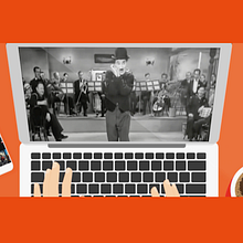 Locução para chamada Telecine - Chaplin Ein Projekt aus dem Bereich Musik und Kino, Video und TV von Isabella Saes - 02.05.2021