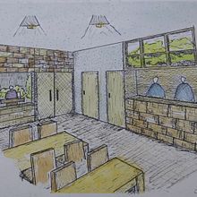 Mi Proyecto del curso: Introducción al dibujo arquitectónico a mano alzada. Un progetto di Illustrazione architettonica e Pittura ad acquerello di cristianc.vga - 02.05.2021