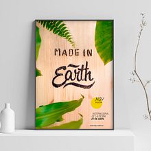 Diseño de cartel conmemorativo para el Día Internacional de la Tierra. Un progetto di Design di poster , Graphic design, Lettering, Tipografia e Artigianato di Hoy es el día - 03.05.2021