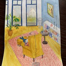 Mein Lieblingsplatz 2. Traditional illustration project by Angela Hiller - 05.03.2021