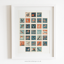 Endangered Species stylised illustrations. Traditional illustration project by Dario Fisher - 05.03.2021
