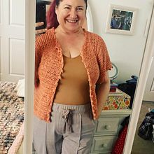 My project in  Top-Down: One-Piece Crocheted Garments  course. Crochet, and Fiber Arts project by Crystal Lutton - 05.03.2021