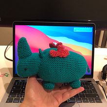Meu projeto do curso: Design e criação de amigurumis. Un progetto di Cucito, DIY, Creatività con i bambini e Uncinetto di isa luis - 03.05.2021