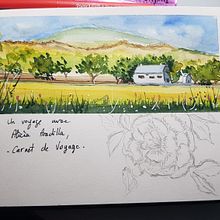 Carnets de voyages de Fred. Watercolor Painting project by cigale3 - 05.04.2021