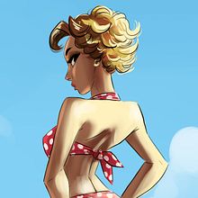 El Trampolin. Een project van Traditionele illustratie van Josep Giró - 07.04.2021
