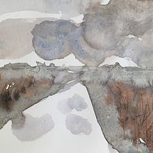 My project in  Natural Landscapes in Watercolor course. Watercolor Painting project by Petra Boshart - 05.04.2021