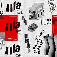 Escola Illa folder. Collage, Design, Editorial Design, Graphic Design, Photograph, Pattern Design, T, and pograph project by Joan Romero Tarriño - 03.05.2020