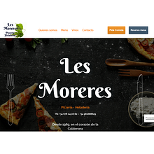 https://pizzeriamoreres.es/. Web Design, and Web Development project by Pedro Martinez Anger - 12.20.2020