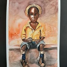 O MENINO. Un progetto di Pittura ad acquerello e Illustrazione tradizionale di Ioná Vasconcelos Amaral Santos - 04.05.2021