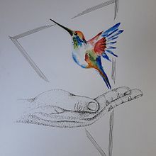 Técnica mista 2. Un proyecto de Pintura a la acuarela e Ilustración tradicional de Ioná Vasconcelos Amaral Santos - 04.05.2021