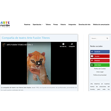 https://artefusiontiteres.com/. Web Development, and Web Design project by Pedro Martinez Anger - 12.15.2019