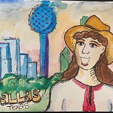 My project in Artistic Watercolor Sketching: Dare to Express Your Ideas course. Een project van Aquarelschilderen van Cathy Hutchison - 05.05.2021