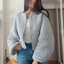 Mi Proyecto del curso:  Top-down: prendas a crochet de una sola pieza. Projekt z dziedziny  użytkownika Ayelen Alvarez - 05.05.2021
