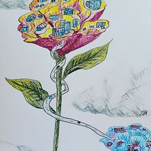 My project - favourite pieces redone . Un progetto di Disegno artistico, Illustrazione botanica, Arte concettuale, Illustrazione tradizionale, Character design, Sketchbook e Bozzetti di emhi00100 - 05.05.2021