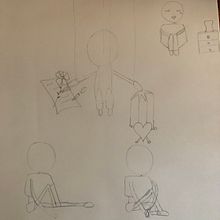 Rabiscos Antigos. Desenho a lápis projeto de Joana Dias - 05.05.2008