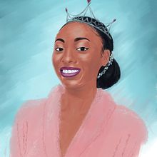 My Queen - My project in Digital Painting for Characters: Color and Light course. Traditional illustration project by Edson Langane - 05.05.2021