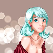 My project in Female Character Portraits in Procreate course. Projekt z dziedziny Tradycyjna ilustracja, Ilustracja cyfrowa i Rysunek cyfrowy użytkownika Simona Cassisa - 05.05.2021