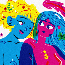Qué Buenas Las Tengo - Calendario 2020. Traditional illustration, Digital Illustration, and Screen Printing project by Carolina Cardona - 01.05.2020
