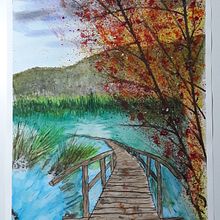 Meu projeto do curso: Paisagens naturais em aquarela. Watercolor Painting project by alecsandergm - 04.29.2021