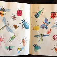 Mon projet du cours : Techniques d’illustration pour débloquer votre créativité avec @adolfoserra. Watercolor Painting, Sketchbook, Ink Illustration, Acr, and lic Painting project by Laure H. - 04.20.2021