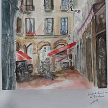 ENTRE LUCES Y SOMBRAS. Traditional illustration, Architecture, and Fine Arts project by Norma Sivo de Medinaveitia - 05.06.2021