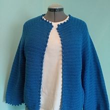 Mi Proyecto del curso:  Top-down: prendas a crochet de una sola pieza. Crochet project by melbamc - 05.06.2021