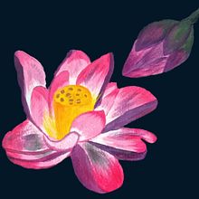 My project in Botanical Painting with Acrylic course. Acr, and lic Painting project by cathalijn - 05.06.2021