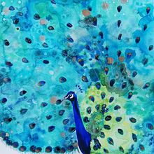 Paon galactique. Un progetto di Illustrazione tradizionale di Marianne Atayi - 06.05.2021