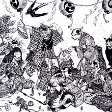 Dibujo Tinta. Un progetto di Disegno artistico e Illustrazione con inchiostro di Erika Espinosa - 06.05.2021