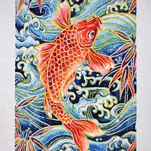 Serie "Koi". Un progetto di Illustrazione tradizionale e Pittura ad acquerello di Erika Espinosa - 06.05.2021