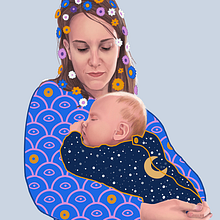 Maternidad. Un progetto di Illustrazione digitale di Jose Angel Canabal Delgado - 06.05.2021