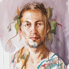 My project in Watercolor Portraits: Capture a Model's Personality course. Un progetto di Belle arti, Pittura, Pittura ad acquerello e Disegno di ritratti di Michele Bajona - 06.05.2021