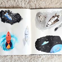 Mon projet du cours : Techniques d’illustration pour débloquer votre créativité. Sketchbook project by Nadège DUFLO - 05.07.2021