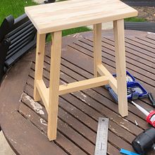 Bathroom Stool. Woodworking project by Brad Tyler - 05.07.2021