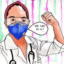Talita the tenacious. Watercolor Painting project by Eileen Laurie - 05.08.2021