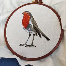 My project in Painting with Thread: Textile Illustration Techniques course. Embroider project by Marta Couto - 05.09.2021