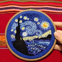 Starry Night - Embroidery. Embroider project by Marta Couto - 12.23.2020