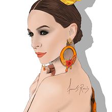 Sevilla. Mantón.. Digital Illustration project by ANDRES RUIZ JAEN - 05.09.2021