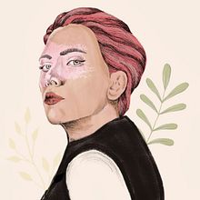 Mi Proyecto del curso: Retrato ilustrado con Procreate. Un progetto di Illustrazione tradizionale di Lara Fernández Muñiz - 27.04.2021