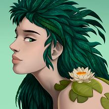 Mi Proyecto del curso: Retratos digitales de fantasía con Photoshop. Traditional illustration, Drawing, Digital Illustration, and Artistic Drawing project by Camila Roldan - 05.08.2021