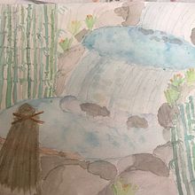 My 2nd project in Watercolor Illustration with Japanese Influence course. Un progetto di Pittura ad acquerello di pictodelie - 10.05.2021