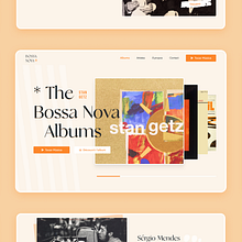 Digital DA - Bossa Nova Project Ein Projekt aus dem Bereich UX / UI, Webdesign, Informationsdesign und Marketing von Alasta - 10.03.2021
