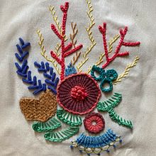 My project in Advanced Embroidery Techniques: Stitches and Compositions with Volume course. Embroider project by crisaarm - 05.10.2021