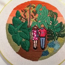 Mi Proyecto del curso: Introducción al bordado botánico. Embroider project by Adela V - 05.10.2021