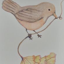 Meu projeto do curso: Ilustração surrealista inspirada na natureza  - "Apego". Traditional illustration, and Drawing project by Susana Garcia - 05.06.2021