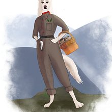 Mon projet du cours : Création de personnages anthropomorphes. Un proyecto de Ilustración tradicional y Diseño de personajes de Costisella Anne - 02.05.2021